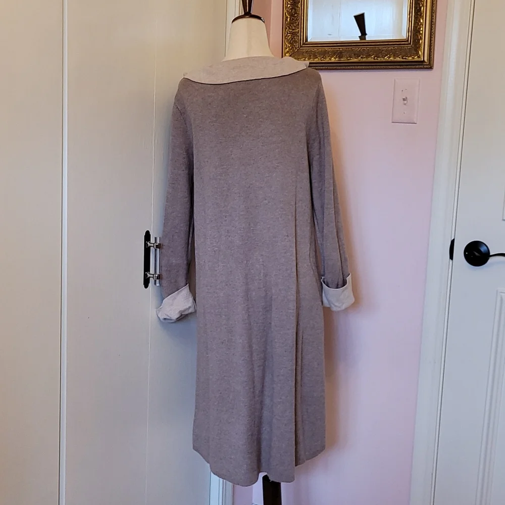 NWOT ADRIENNE VITTADINI oatmeal dress - Picture 5 of 7
